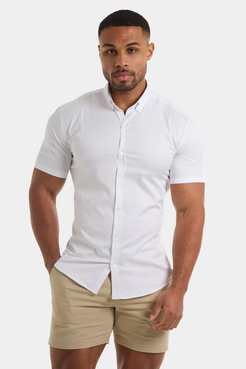 Camisa Social EvoTech™ - Manga Curta - Image 10