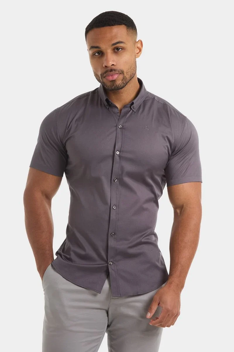 Camisa Social EvoTech™ - Manga Curta - Image 29