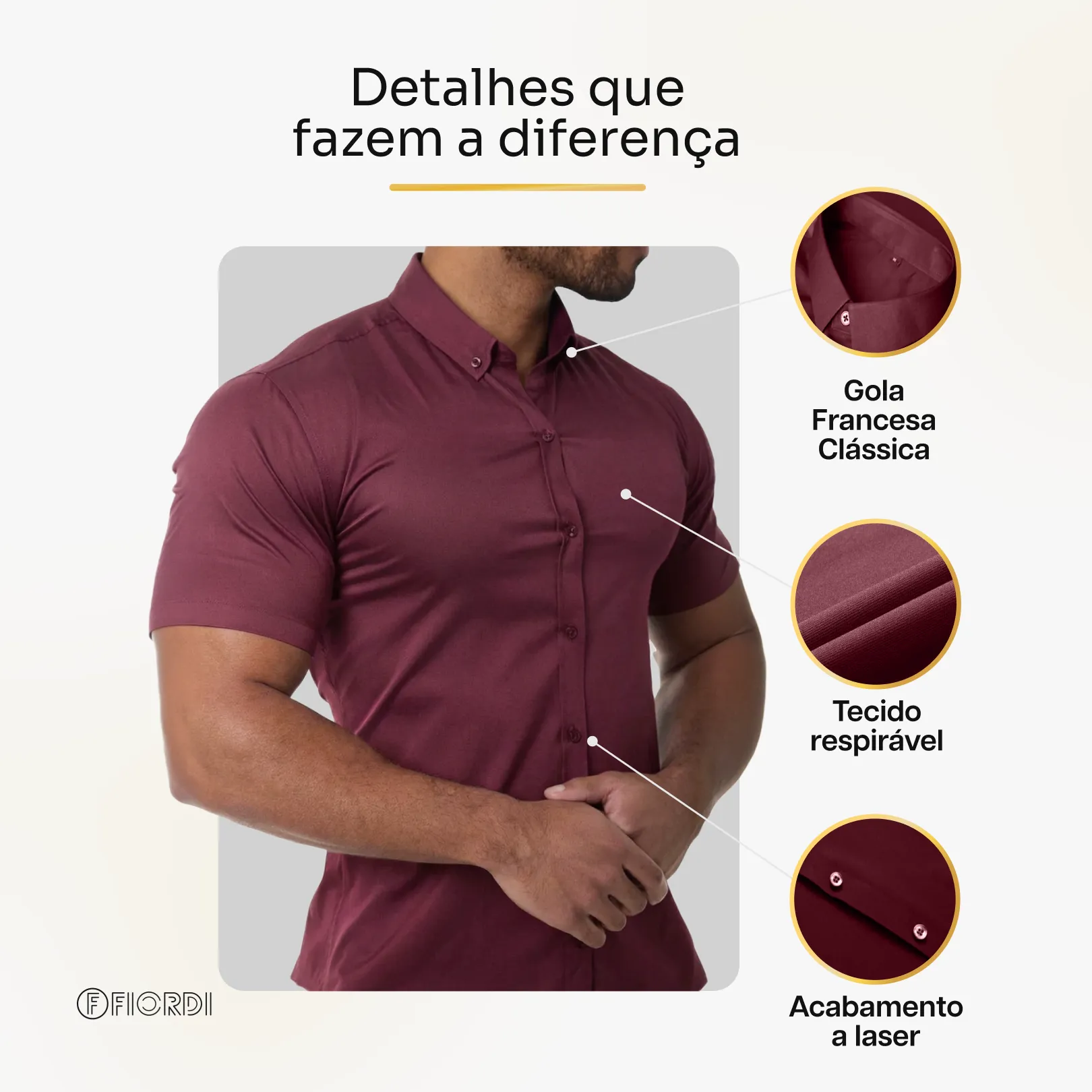 Camisa Social EvoTech™ - Manga Curta - Image 4