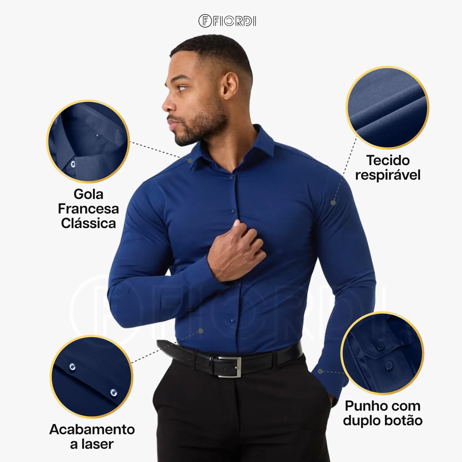 Evo-Tech™ Camisa Social Tecnológica - Image 4