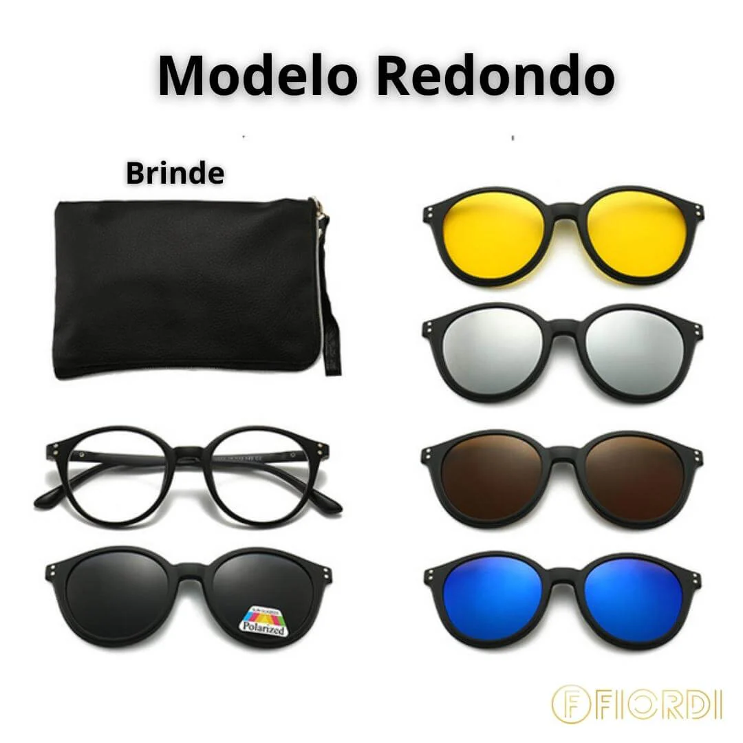 Óculos de Sol Multilente - 6 em 1 + Brinde Exclusivo - Image 8